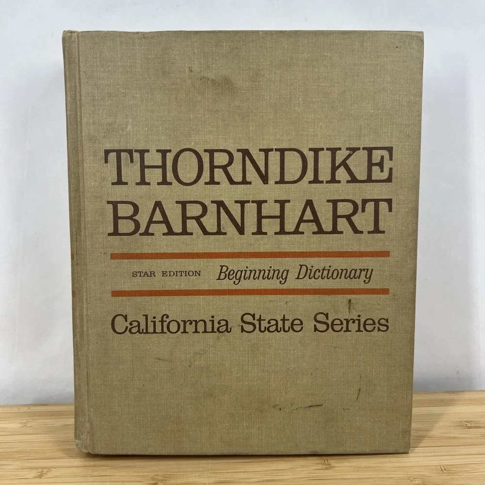 Vintage Book - 1968‎ Thorndike Barnhart Star Edition Beginning Dictionary